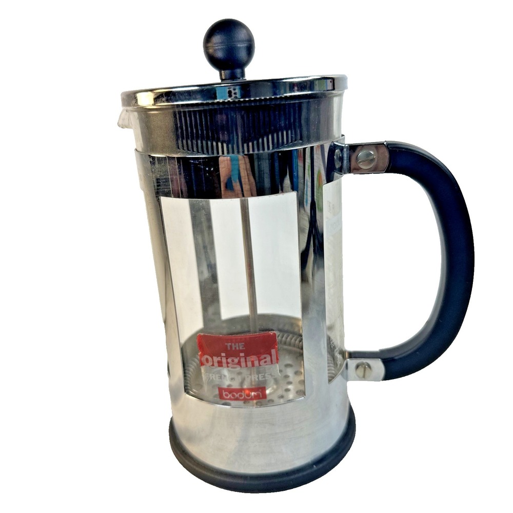 Bodum The Original French Press 3 Cup Coffee Maker Glass and Chrome